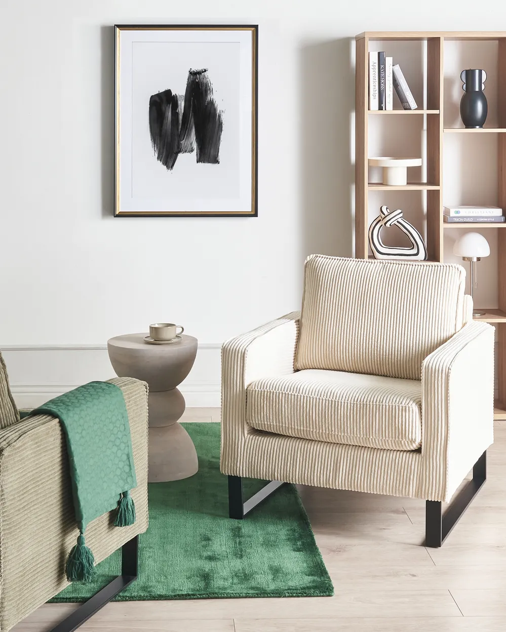 Sessel VIND Cord Hellbeige
