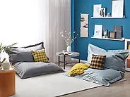 Bean Bag Cover FUZZY 140 cm 180 cm Light Grey_1168924