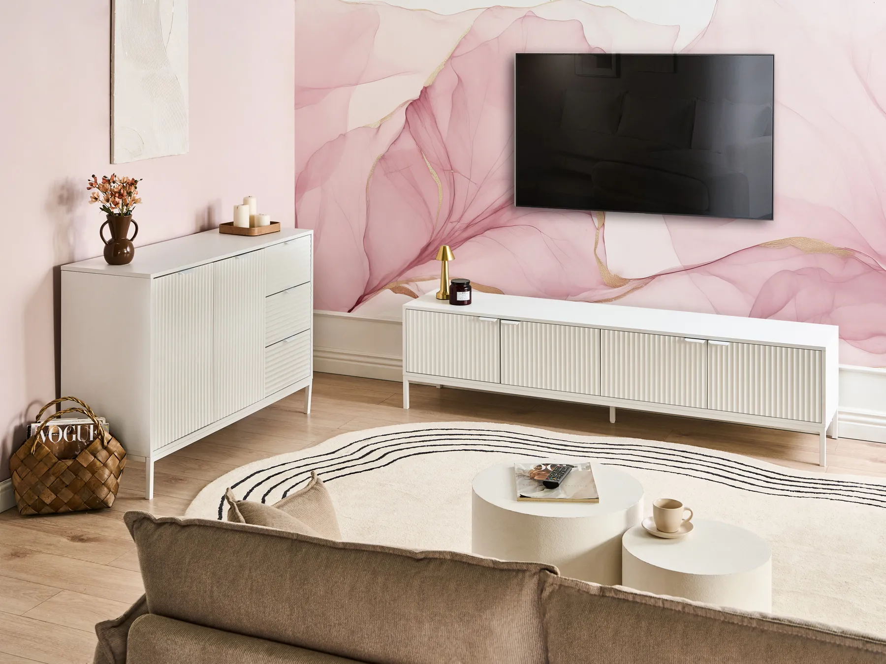 TV Stand ADELAIDE White_1012154