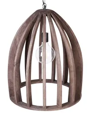 Hängeleuchte MANAIR Mango Holz Dunkelbraun_867660