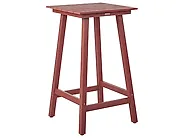 Garden Bar Table ADIRONDACK 60 cm 59 cm Synthetic Material Red_1178933