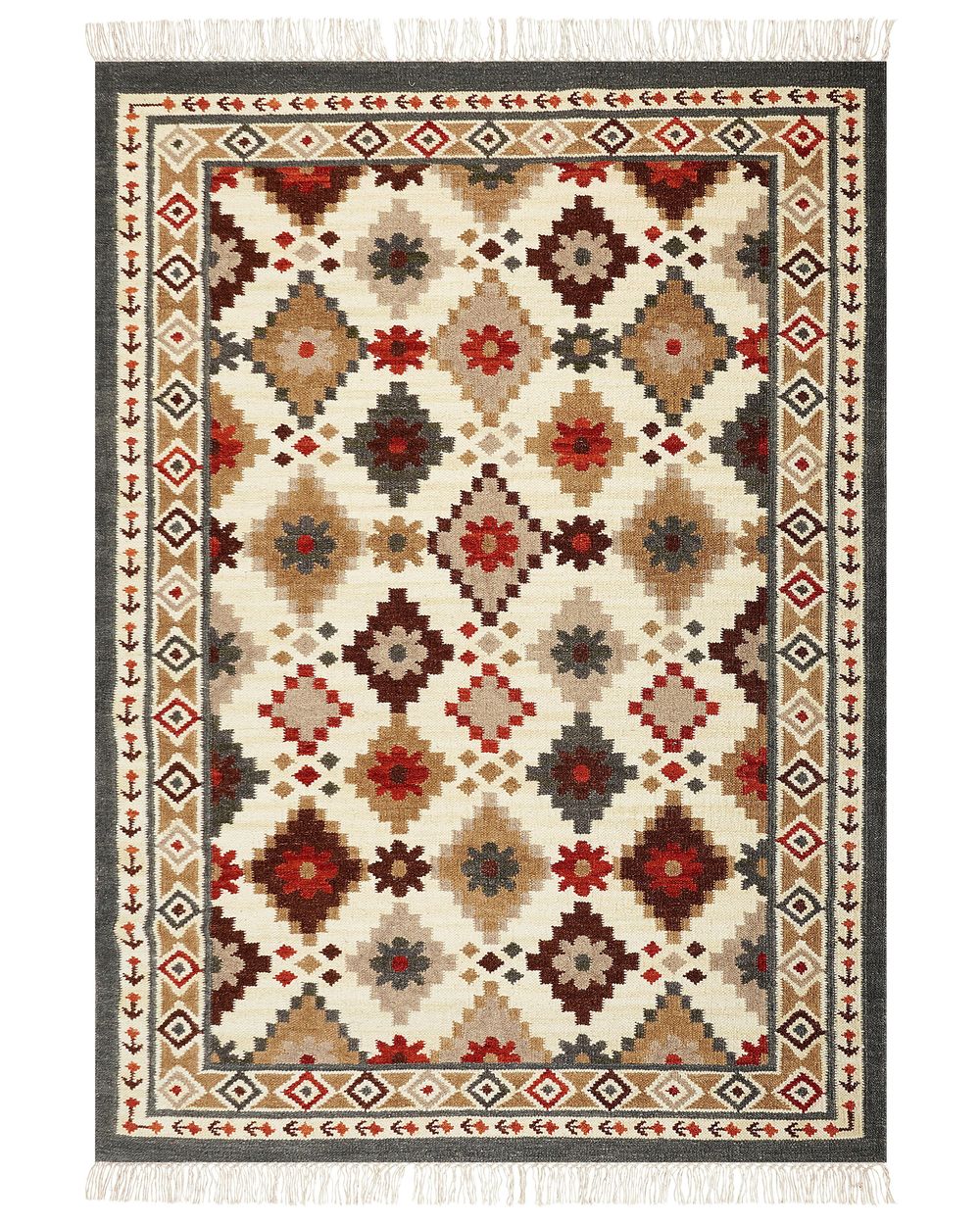 Rug GHUKASAVAN Multicolour 200 x 300 cm Kilim Wool