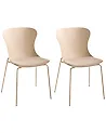 Esszimmerstuhl 2er Set PITSBURG  Beige