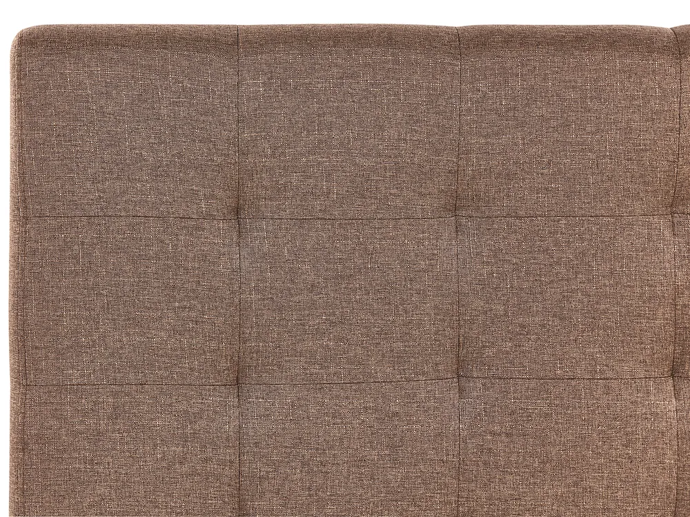 Bed with Storage Drawers LA ROCHELLE Fabric Brown 180 x 200 cm (EU Super King)_833026