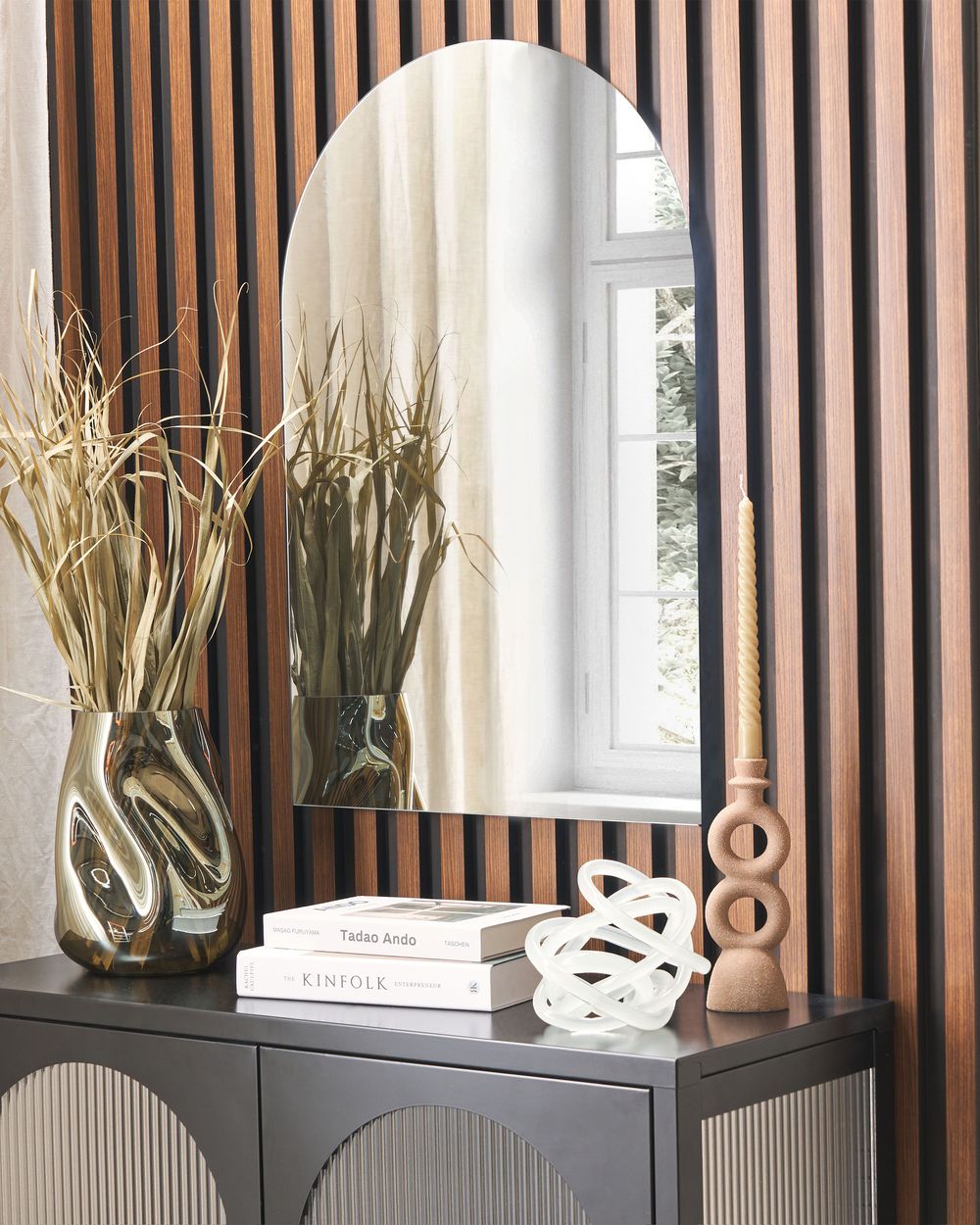 Wall Mirror ANNECY 50 cm 75 cm Silver