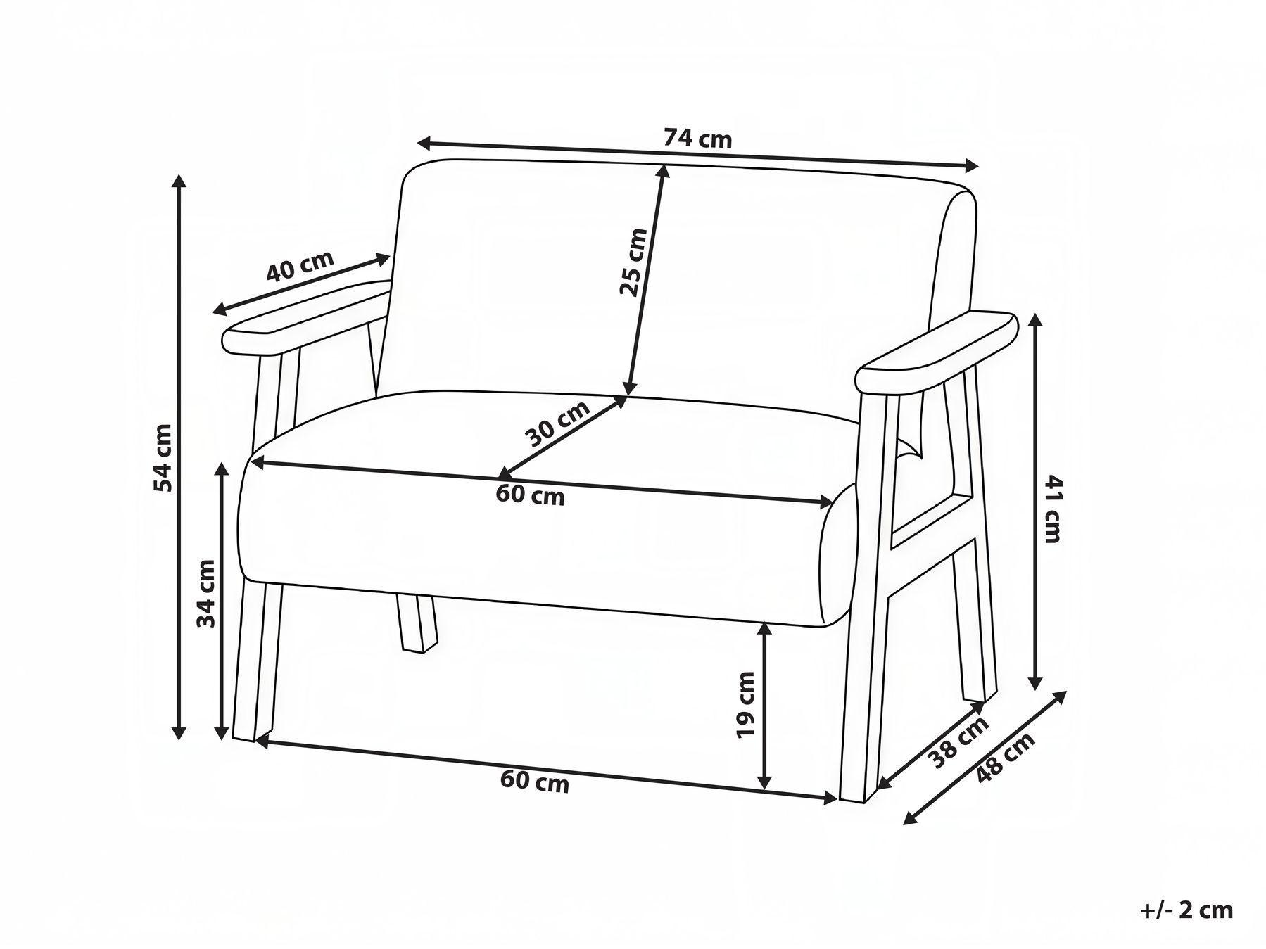 Kids Sofa LALMO Boucle Beige_1055484