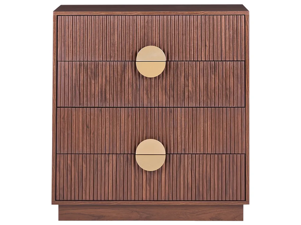 4 Drawer Chest NUMURKAH Dark Brown_1108586