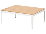Garten Ecksofa mit Tisch 5-Sitzer POSITANO Cremeweiß_998806