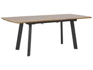 Ausziehbarer Esstisch SALVADOR Dunkelbraun 160/200 cm 90 cm_785993