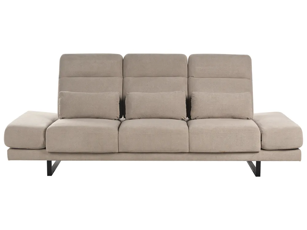 Sofa 3-Sitzer IKAST Stoff Taupe