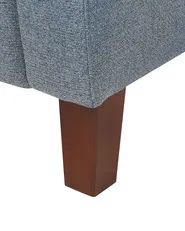 Recliner Chair EGERSUND with Footrest Fabric Dark Blue_896466