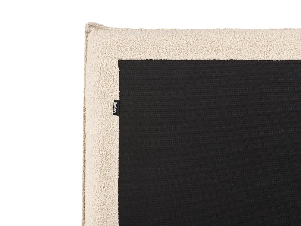 Ottoman Bed LAVAUR Boucle Beige 160 x 200 cm (EU King Size)_966027