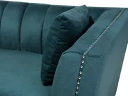 Sofa Set 5-Sitzer GAULA Samtstoff Blaugrün_720557