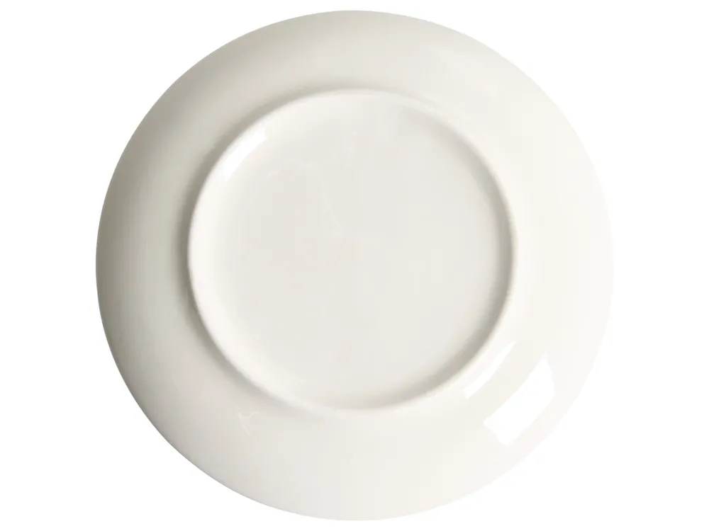 Tafelservice 24-teilig CUMIN Porzellan Cremeweiß / Grün_1061847
