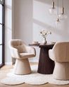 Dining Chair LIVONIA Chenille Light Beige