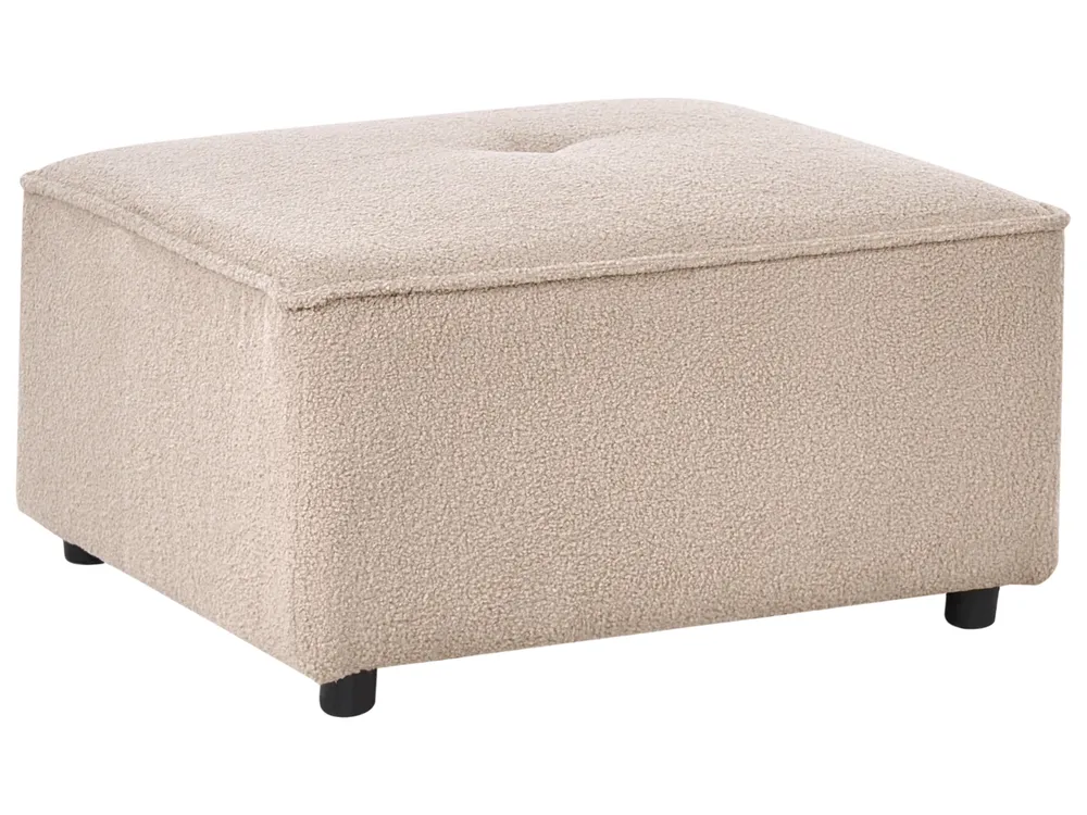 Ottomane AXEBO Bouclé Beige_1076011