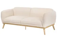 Sofa 3-Sitzer LJUNG Bouclé Hellbeige_1076601