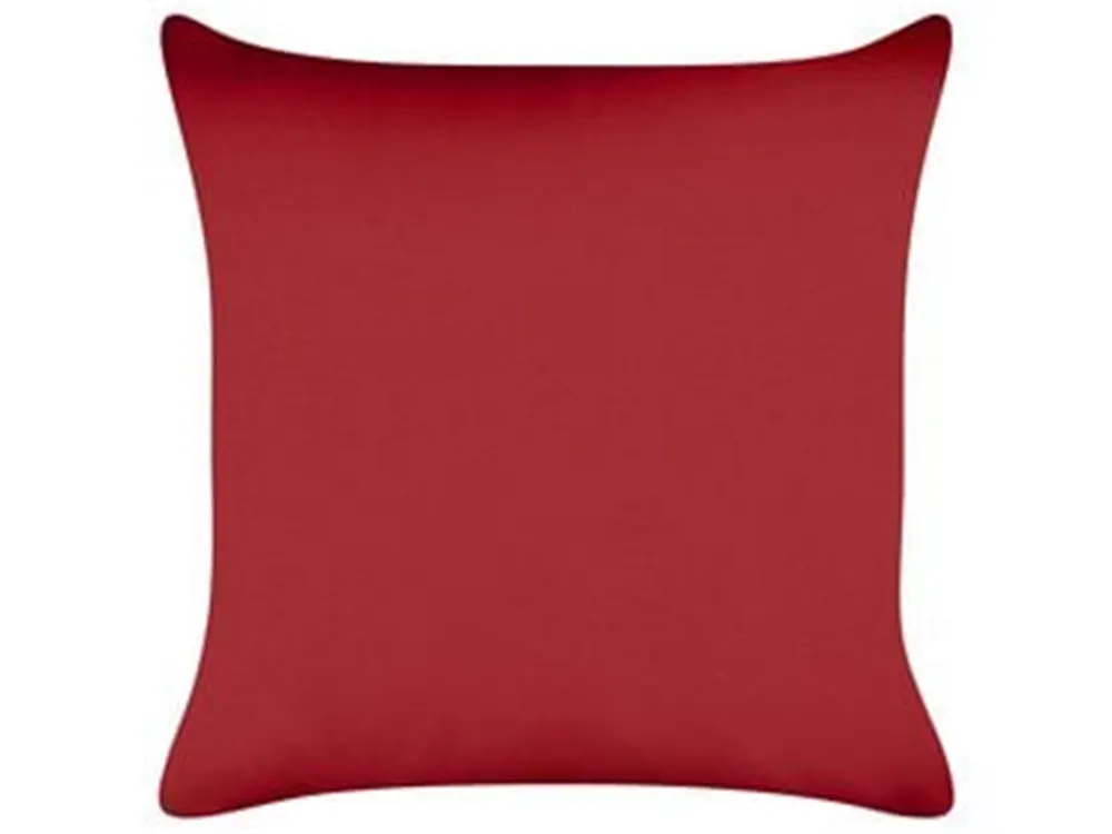 Dekokissen 2er Set GUMDROP 45 x 45 cm Samtstoff Rot Weihnachtsmotiv_1184007