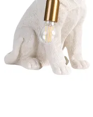 Tischlampe Hund LUCKY Weiß_1066582