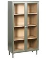 Vitrine mit Glastüren TINGLEDALE 80 cm Grün