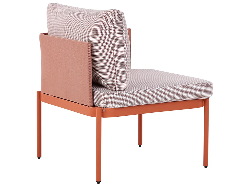 Ensemble de salon de jardin avec table 2 places TERRACINA Métal Orange_826675