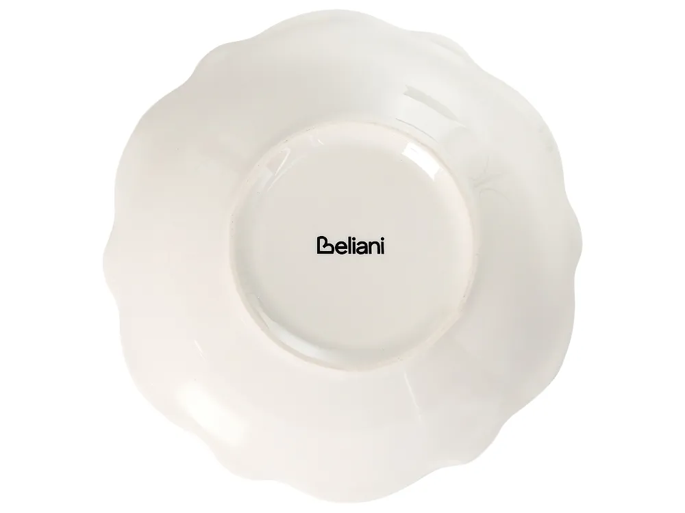 20-Piece Dinnerware Set BAY LEAF Porcelain White/Blue_1191741