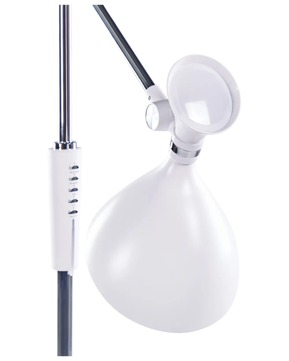 LED Stehlampe ANDROMEDA mit Dimmer Metall Weiß_855339