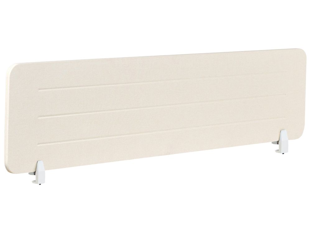 Zaslon stola ZIGGY 160 x 40 cm Svijetlo bež