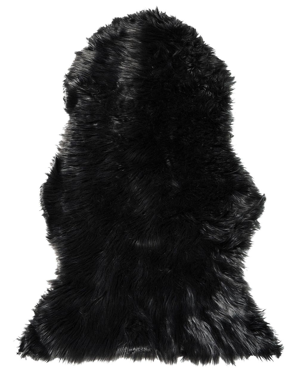 Faux Fur Rug MUNGO Black 63 x 95 cm