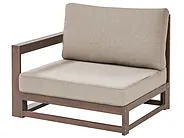 3 Seater TIMOR Wood Dark Brown_856755