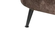 Living Room Set 3 Seater KJAER Chenille Dark Brown_1006657