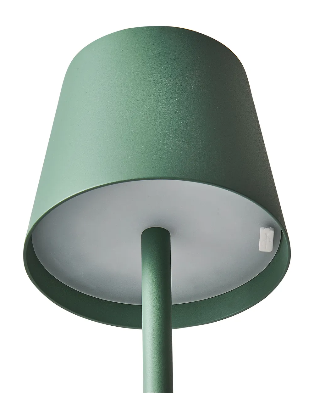 Kabellose LED Tischlampe BACEIRO mit Dimmer Metall Grün_940910