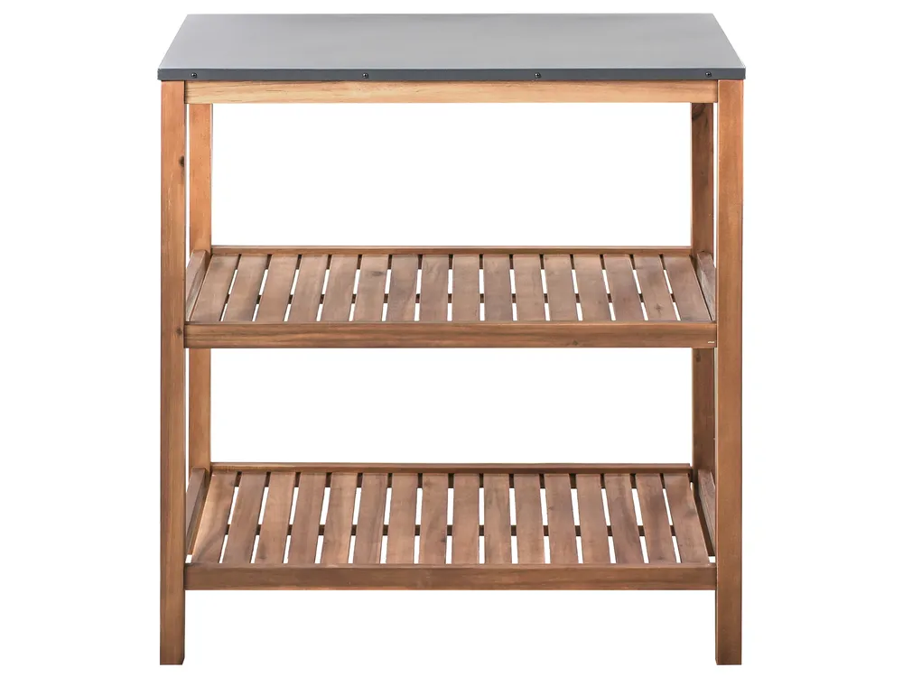 Große Kücheninsel BRUCOLI Braun Akazienholz_1000780