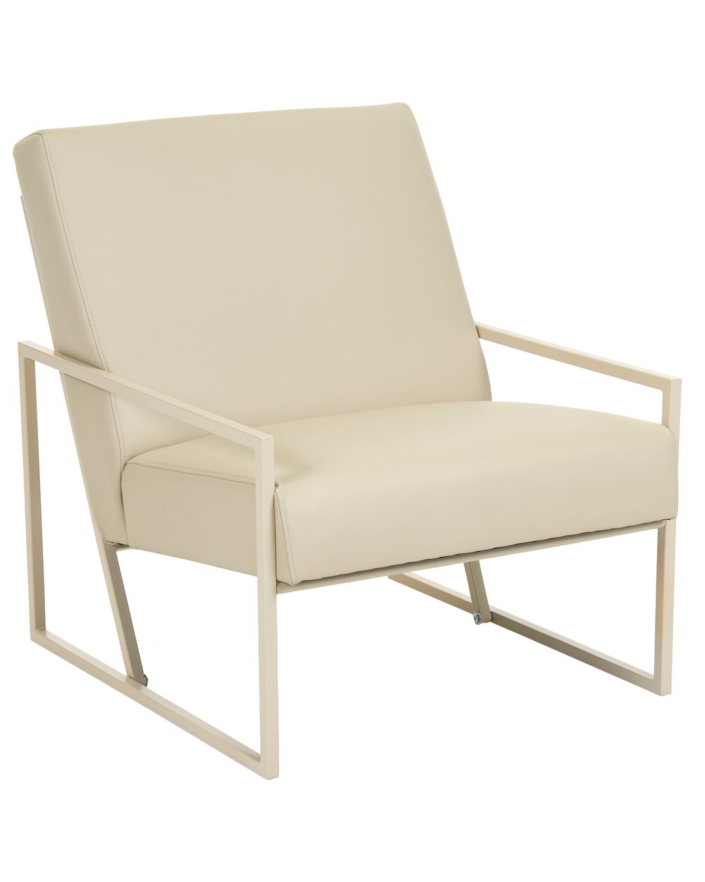 Sessel DELARY Kunstleder Beige