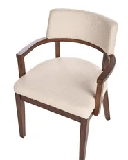 Esszimmerstuhl 2er Set DALBO Bouclé Braun / Hellbeige_949217