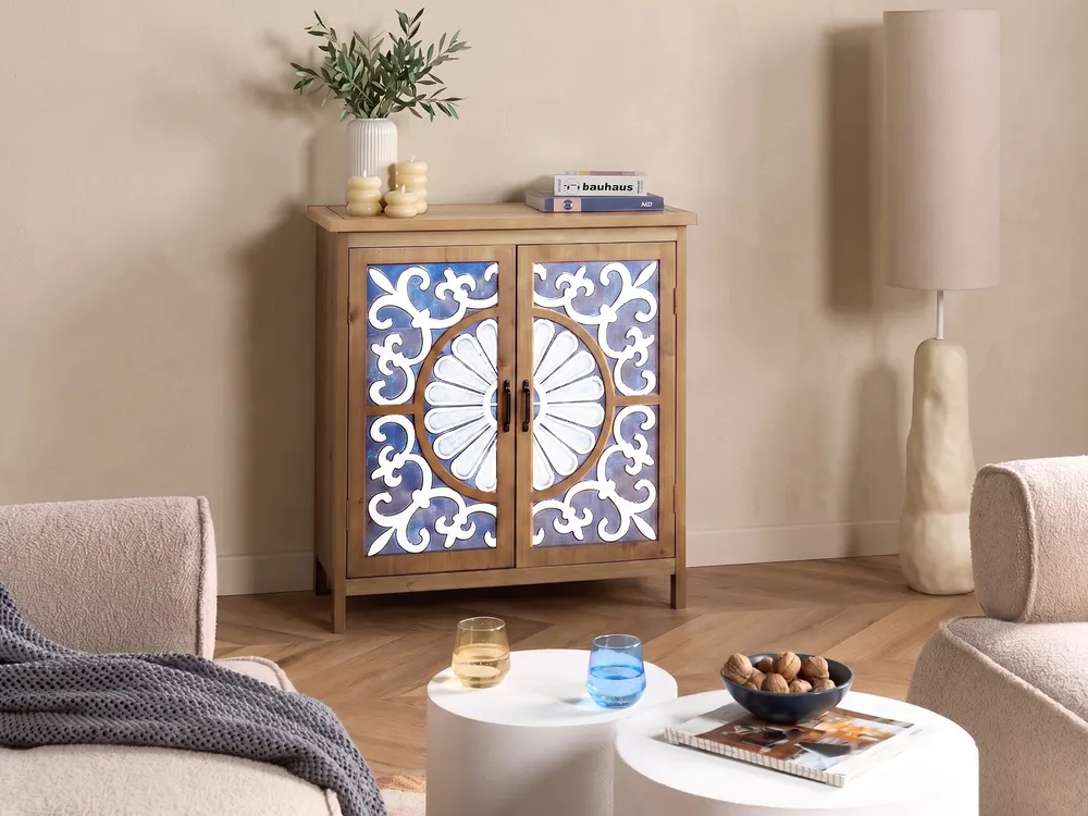 Sideboard mit 2 Türen MATARANKA Braun
