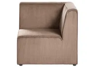 Modulsofa 2-Sitzer LEMVIG Cord Dunkelbeige_1053268