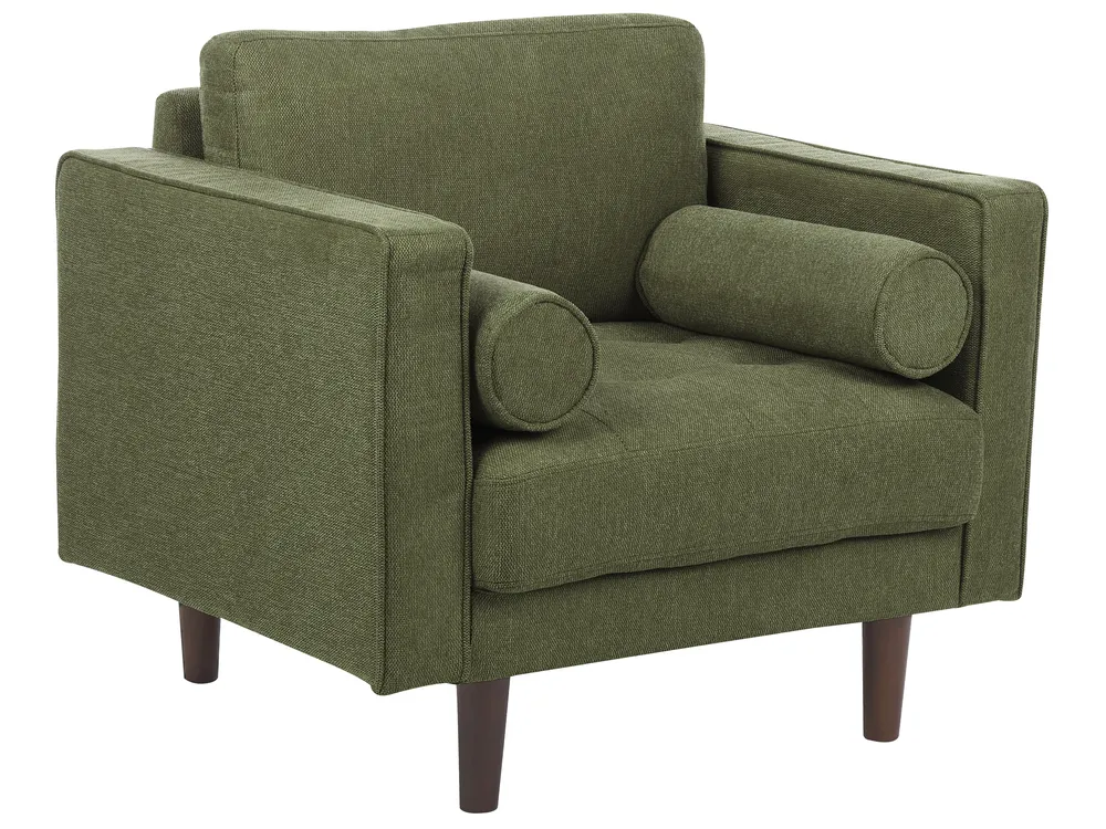 Sofa Set 4-Sitzer NURMO Stoff Dunkelgrün_896052