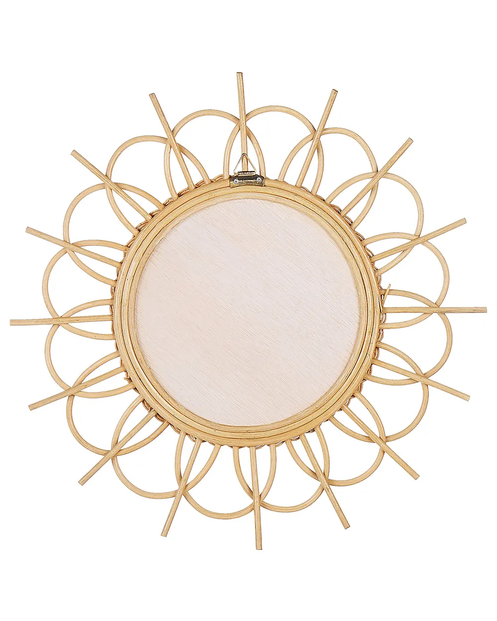 Wandspiegel TELAKIA 60 cm 60 cm Rattan Naturfarben_822210