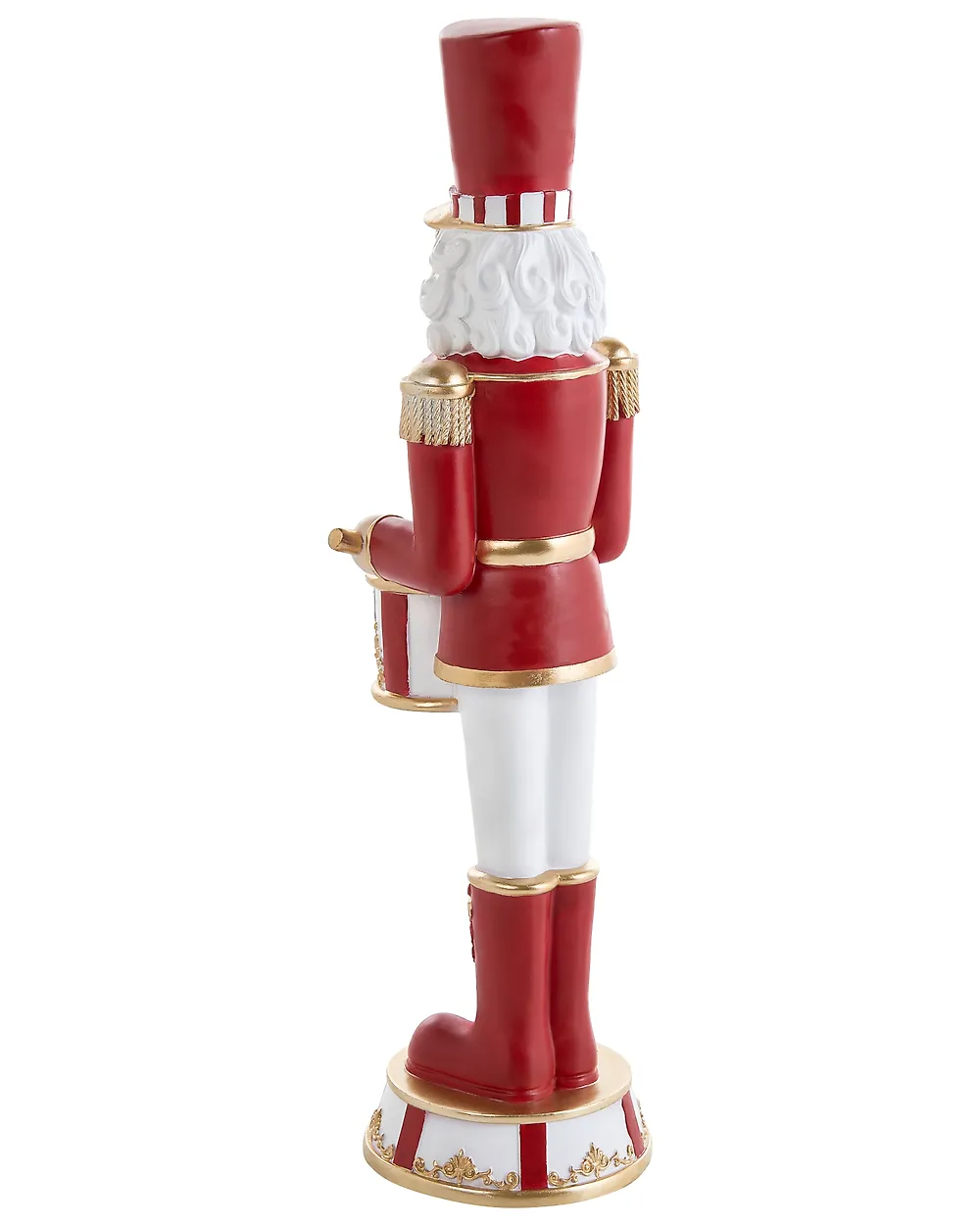 Weihnachtsdekoration KINNARI 80 cm Nussknacker Rot / Weiß_1175229