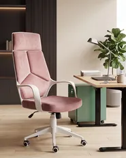 Office Chair DELIGHT Velvet Pastel Pink_1077202