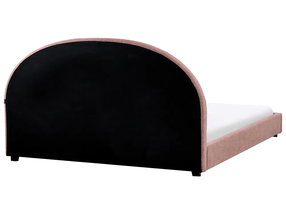 Waterbed Boucle VAUCLUSE 180 x 200 cm (EU Super King) Pastel Pink_976938