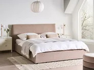 Bett mit Stauraum LAVAUR Bouclé Taupe 160 x 200 cm_989427