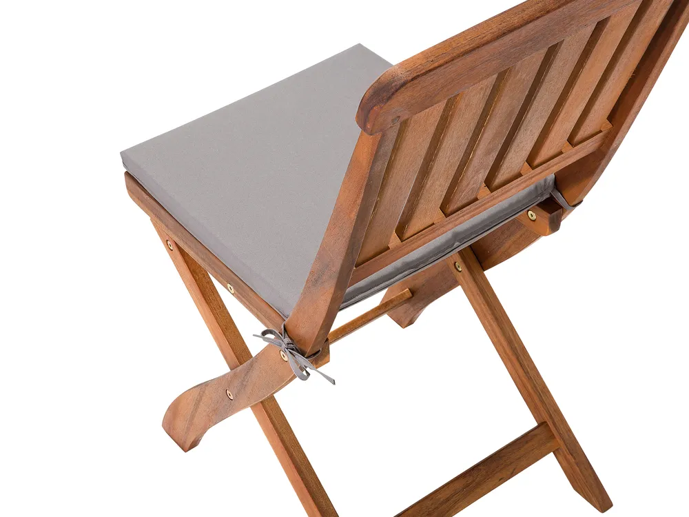 Gartenmöbel Set 6-Sitzer CENTO inkl. Kissen Akazienholz Braun_691126
