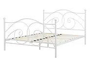 Krevet Metal DINARD 140 x 200 cm Bijeli_765207