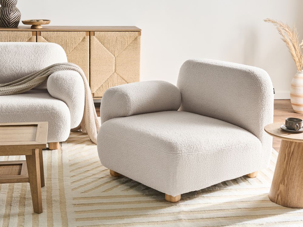 Corner Seat AMLI Fabric Off-White Right Hand