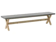 Gartenbank OLBIA 200 cm Beton Grau_771325