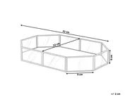 Dekotablett CHABRIS Glas Gold_788852