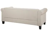 Sofa 3 Seater CHESTERFIELD Fabric Beige_732087