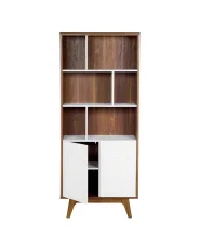 Meuble de rangement COLUMBUS 182 cm Marron/blanc_1188284